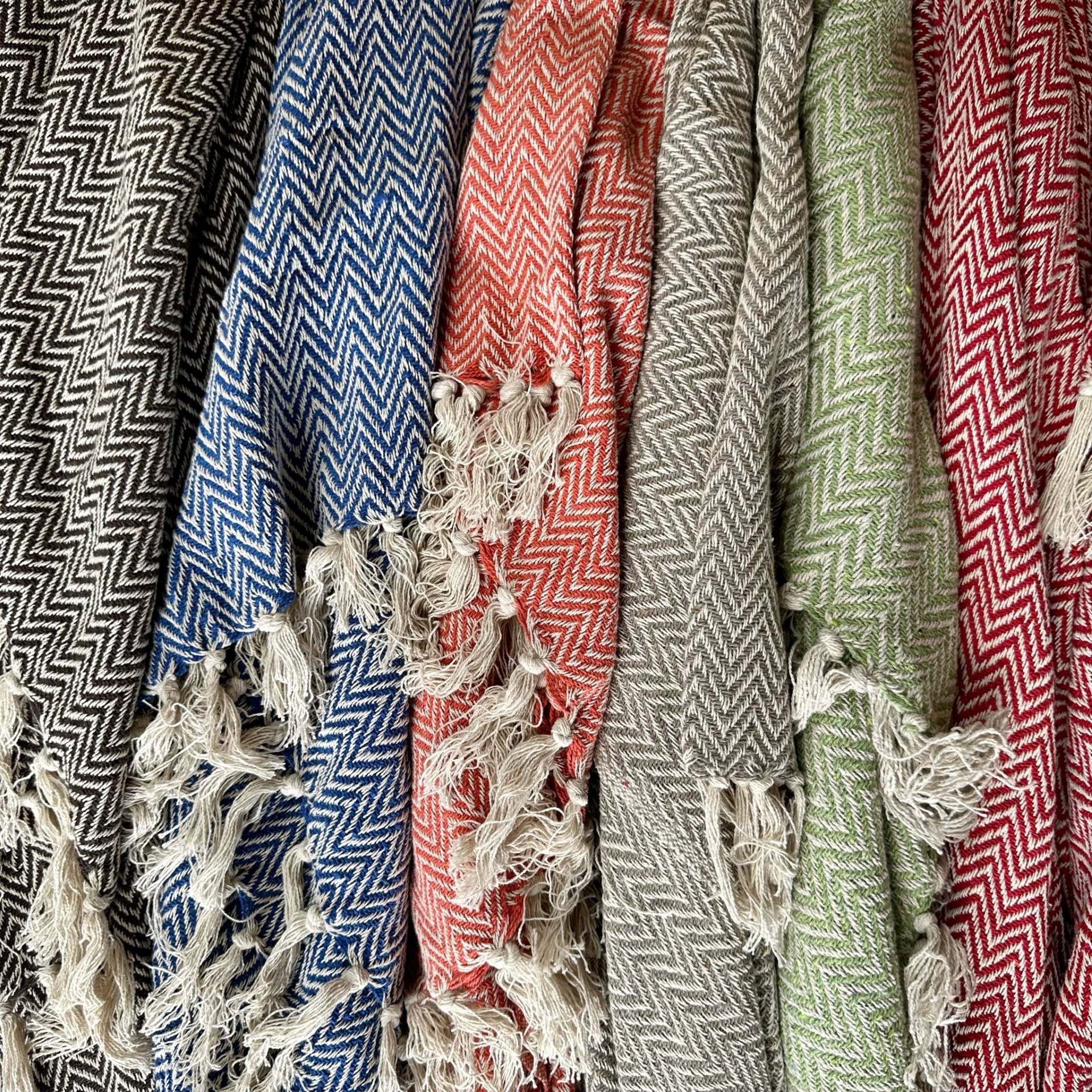 Stylish & Fairtrade Chevron throws!